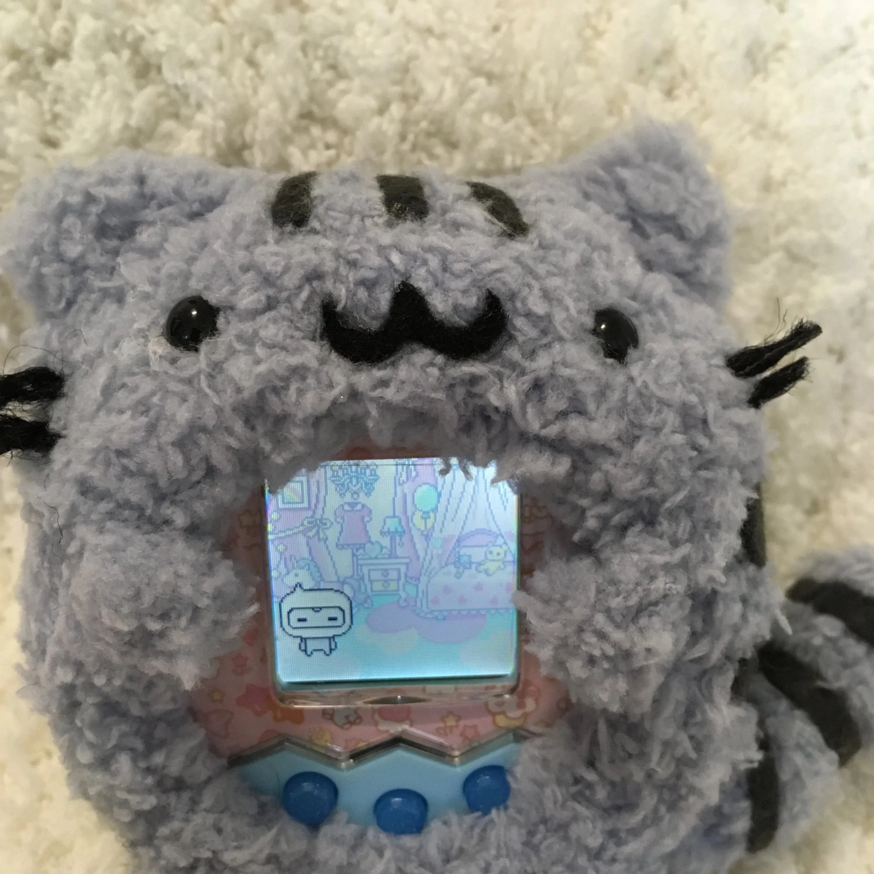 Pusheen Tamagotchi Cover (front facing)