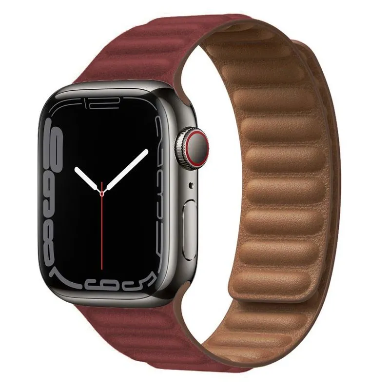 "Magnetic Band" Leather Band For Apple Watch