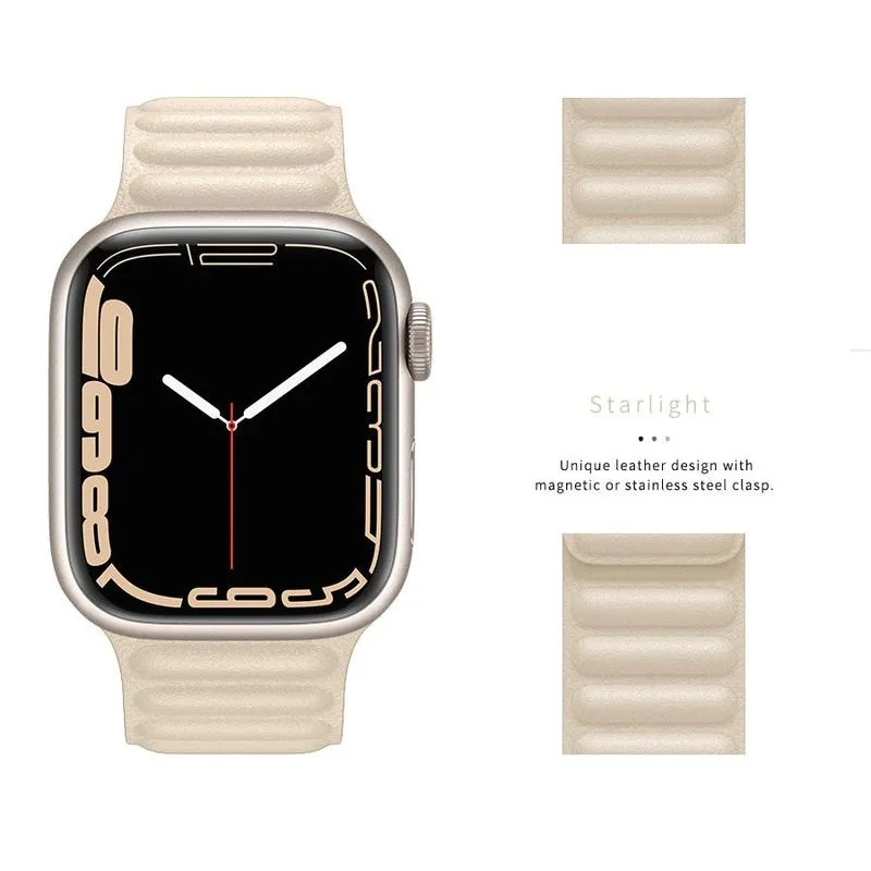 "Magnetic Band" Leather Band For Apple Watch