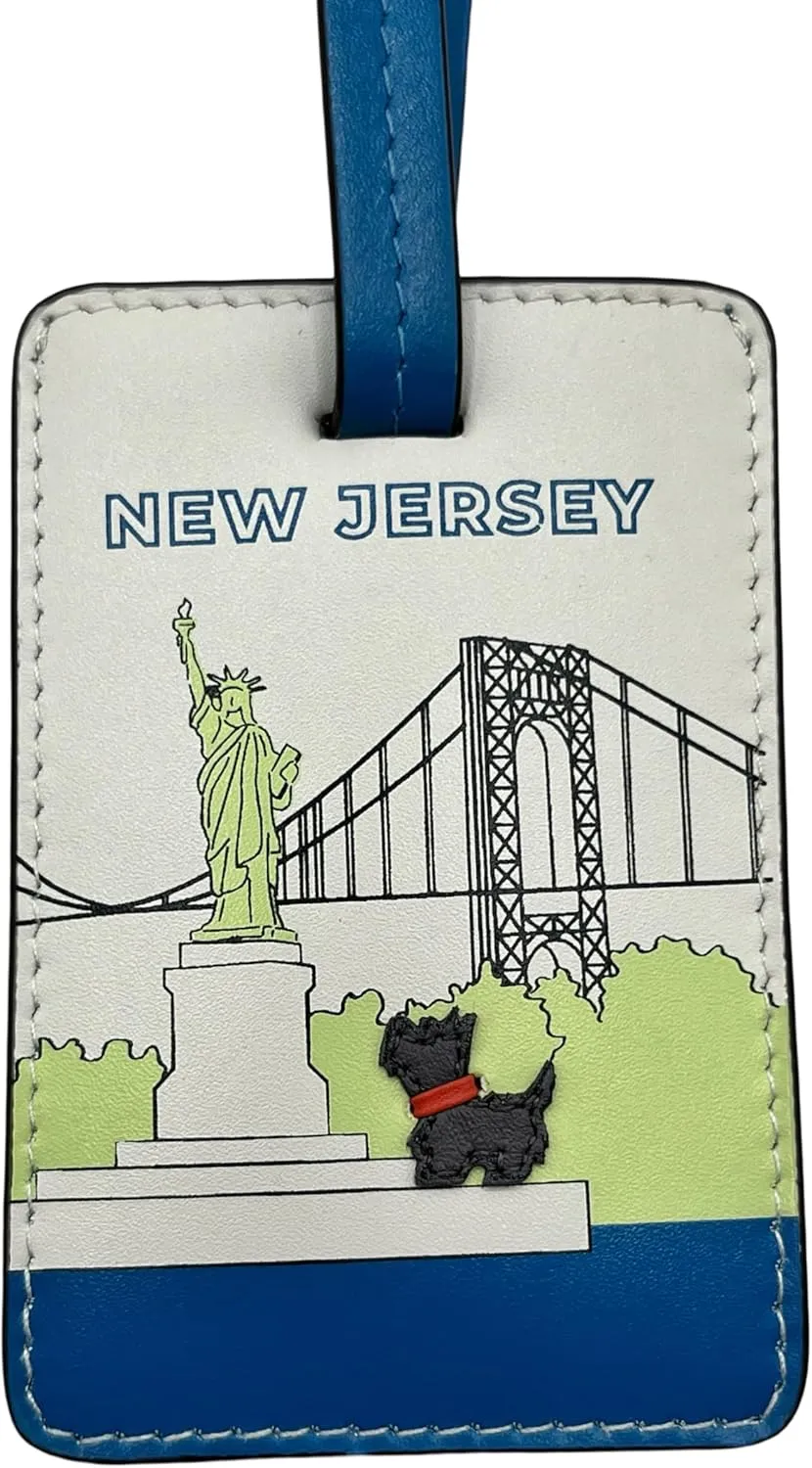 Radley London Leather Travel Luggage Tag (New Jersey)