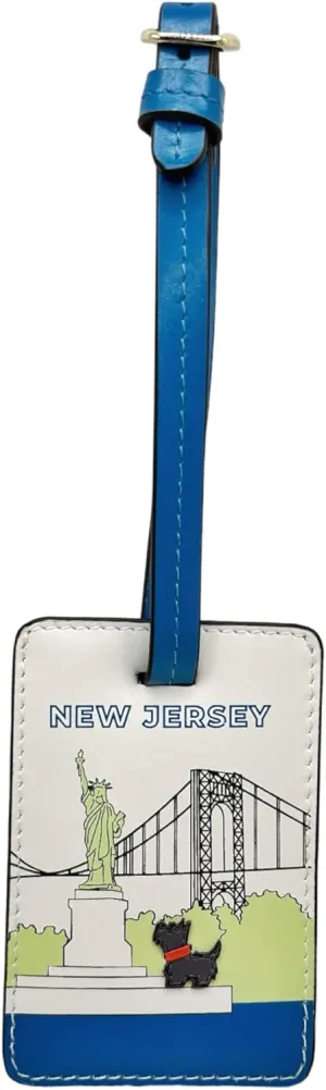Radley London Leather Travel Luggage Tag (New Jersey)