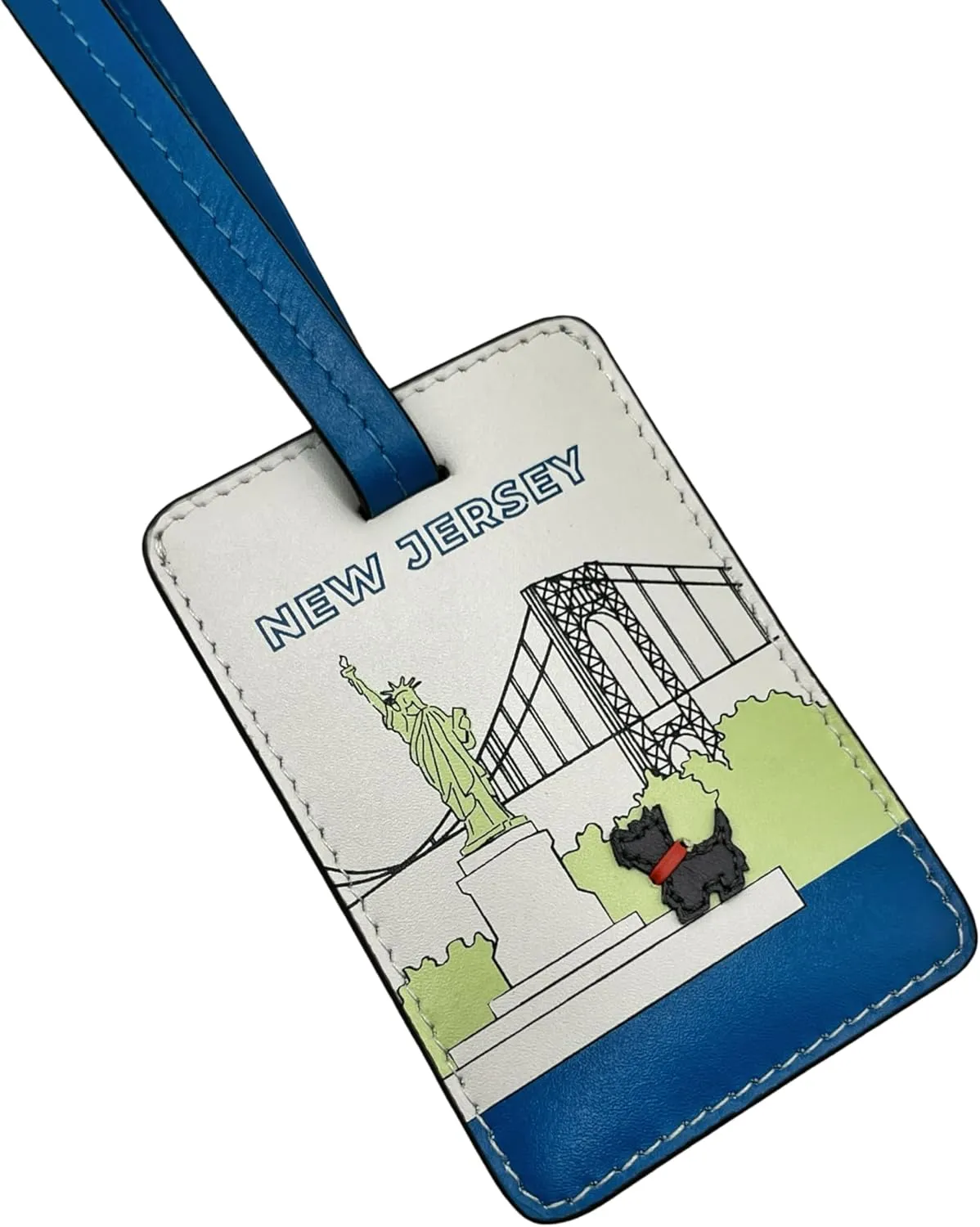 Radley London Leather Travel Luggage Tag (New Jersey)