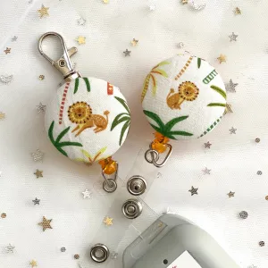 Rainforest Lion 1 Retractable Badge Reel Only