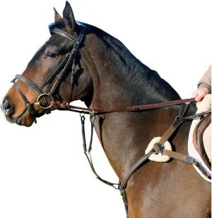 Ready to Ride V Check Breast Plate Full Size Havana