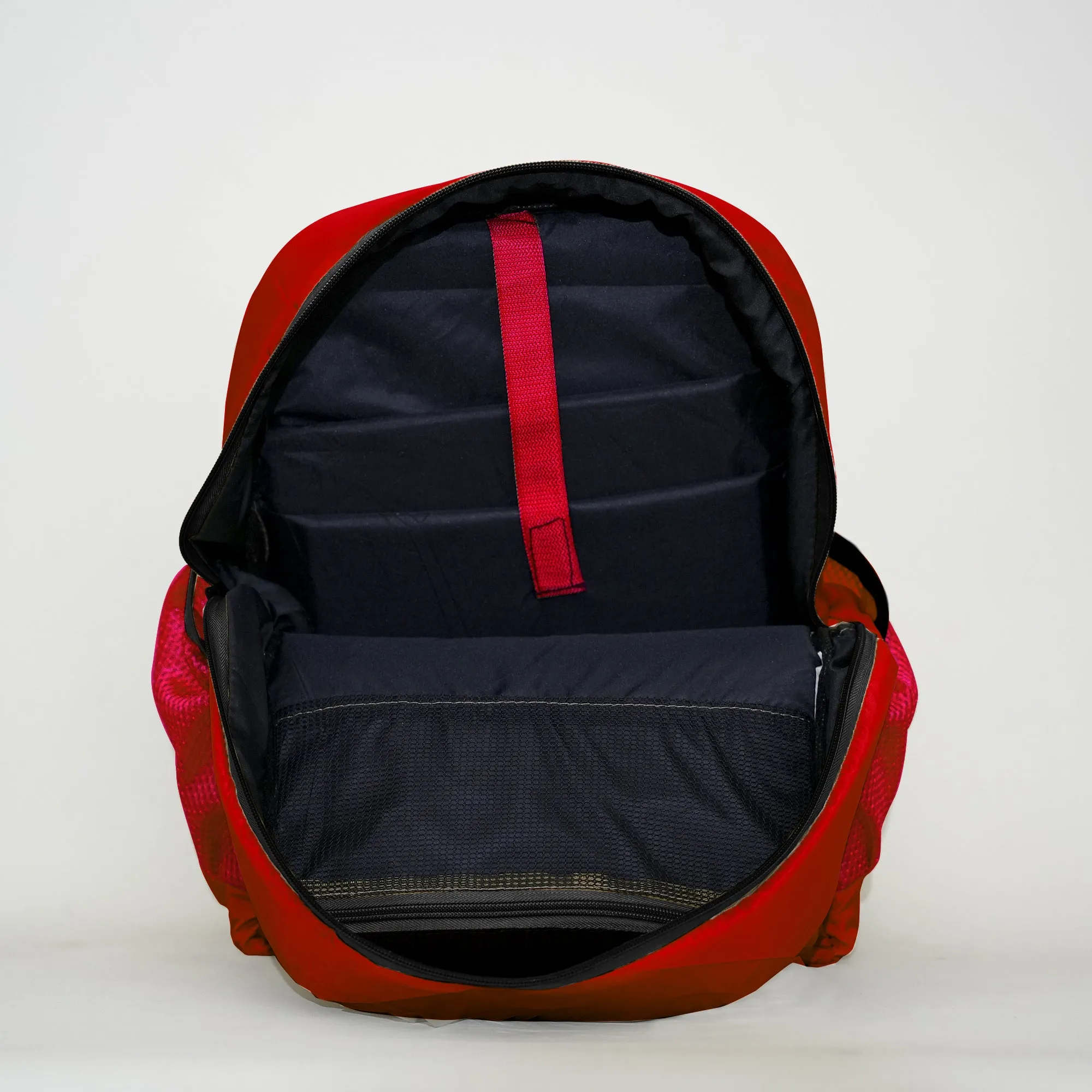 Red Titanium - 2 Separate Laptop Section Backpack S11 // Water Resistant
