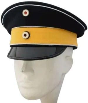 Replica Imperial Hannover Husaren Mannschaften Officer Visor Hat