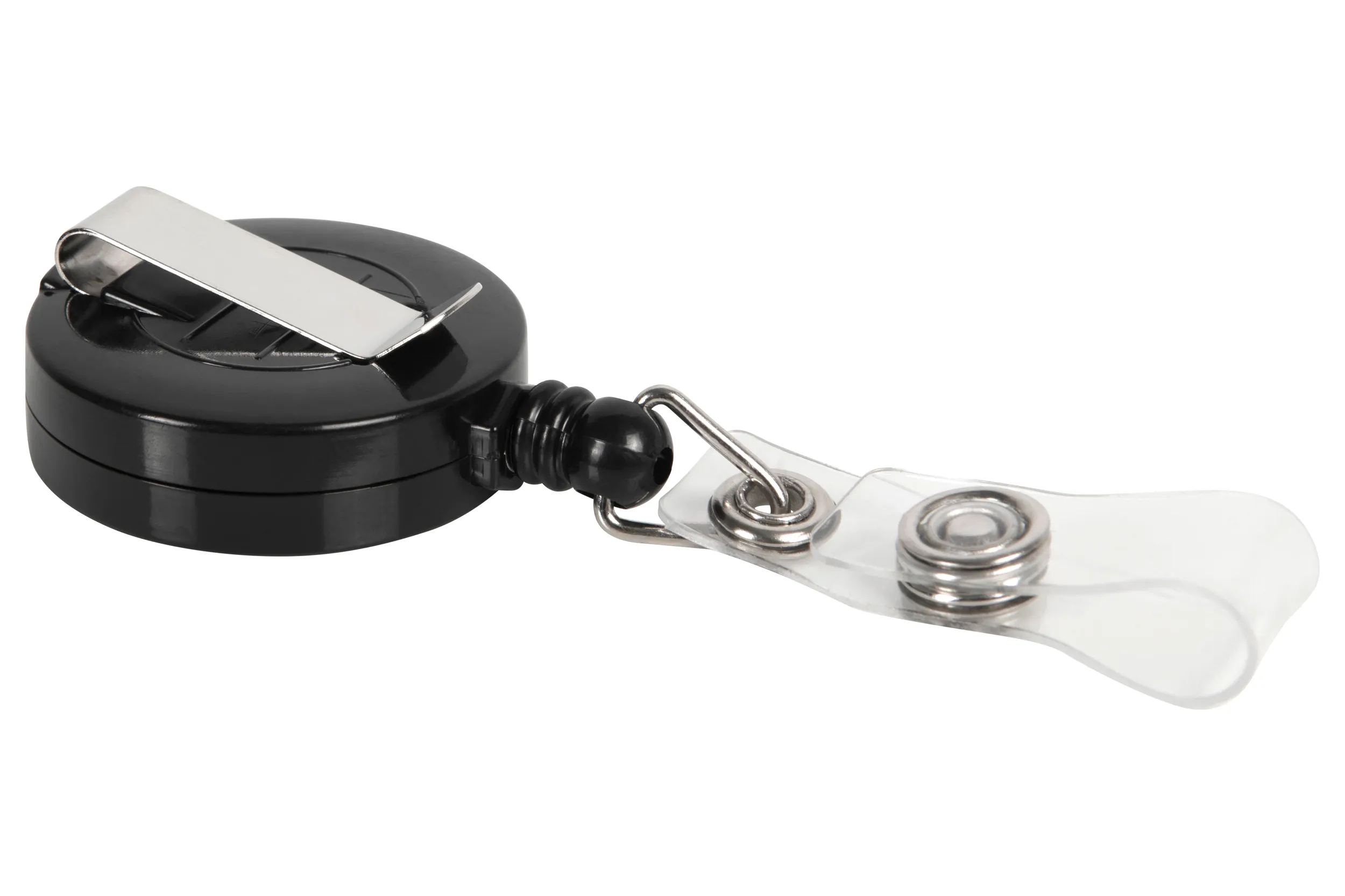 Rexel Id Retractable Card Holder With Strap Black