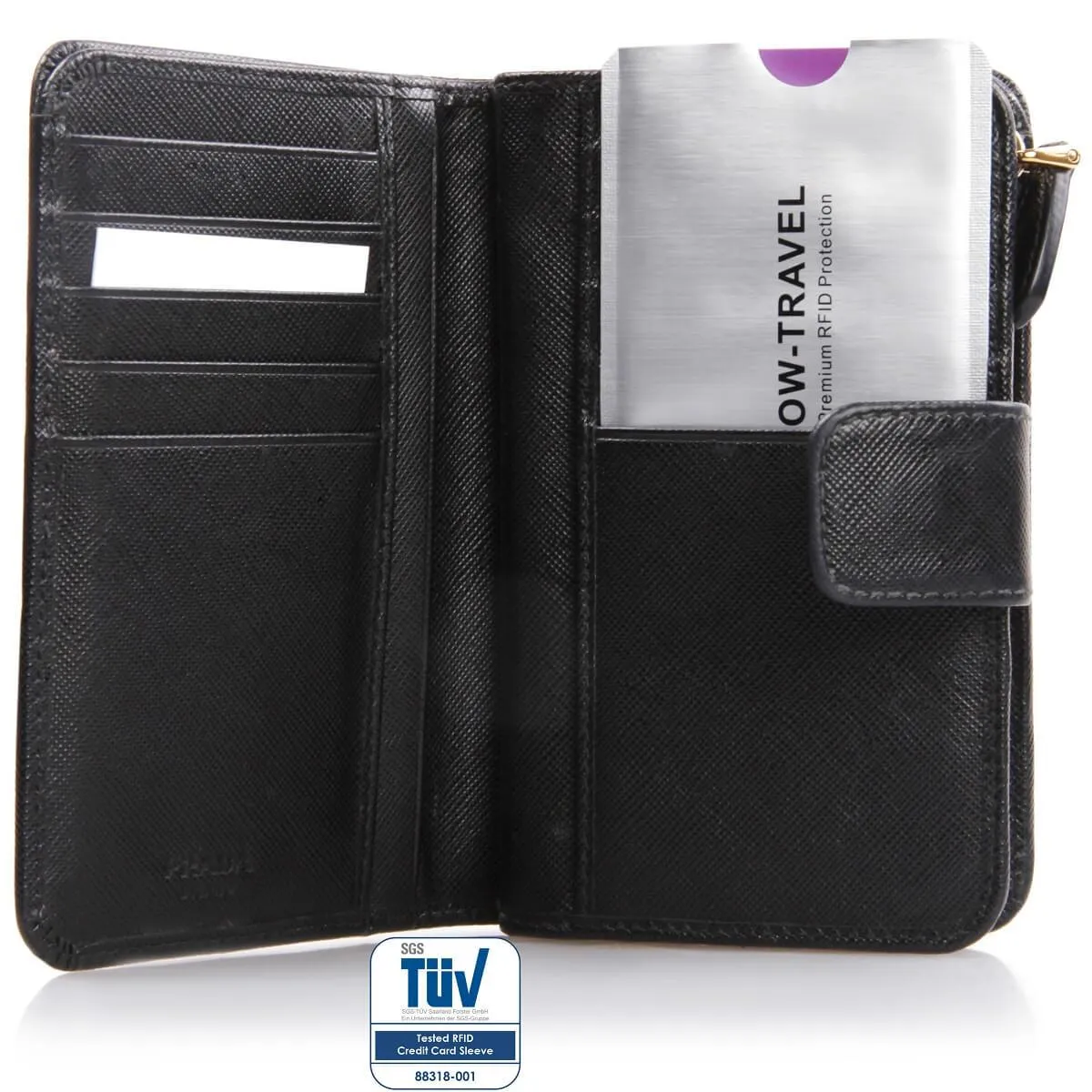 RFID blocking contactless bank credit card security protector sleeves