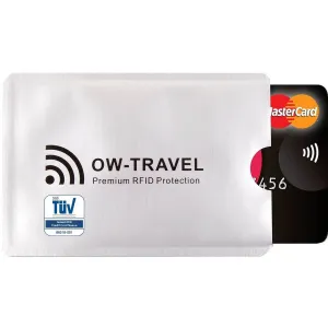 RFID blocking contactless bank credit card security protector sleeves