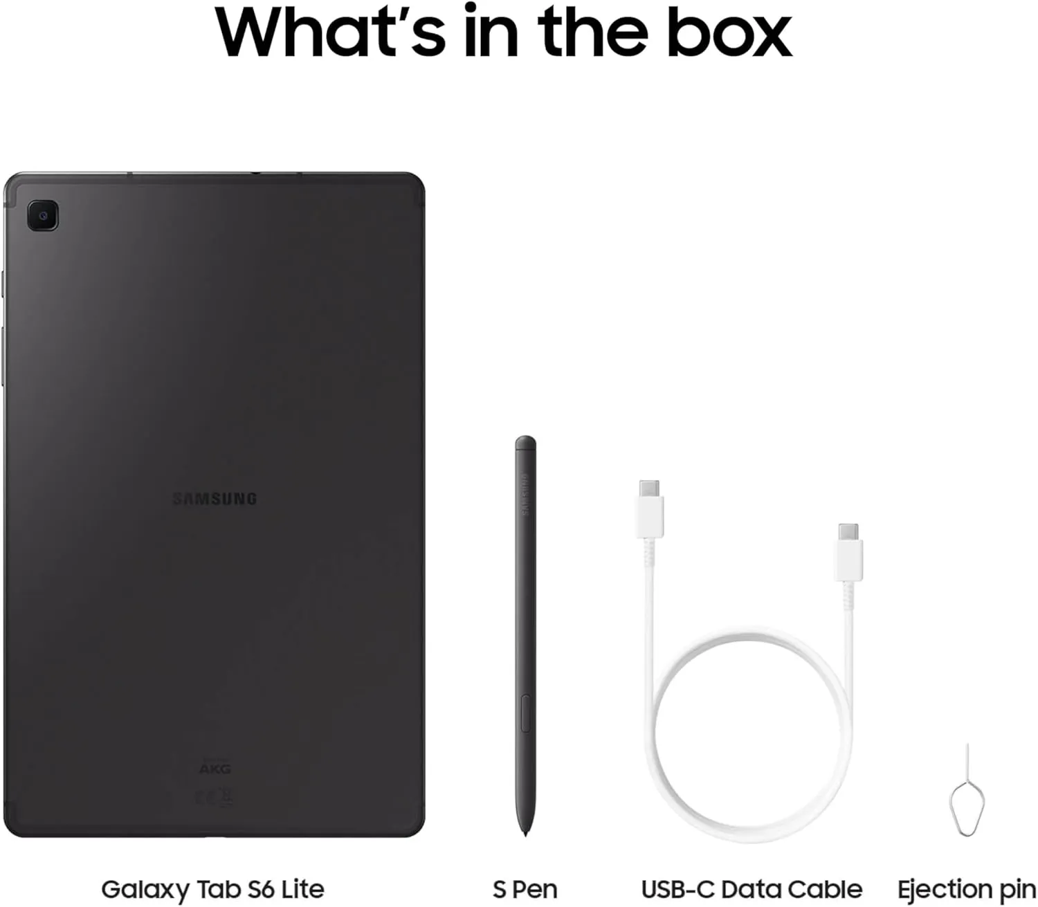 SAMSUNG Galaxy Tab S6 Lite 10.4' 64GB WiFi Android Tablet, S Pen Included, Gaming Ready, Long Battery Life, Slim Metal Design, Expandable Storage, US Version, Oxford Gray, Amazon Exclusive (2024)