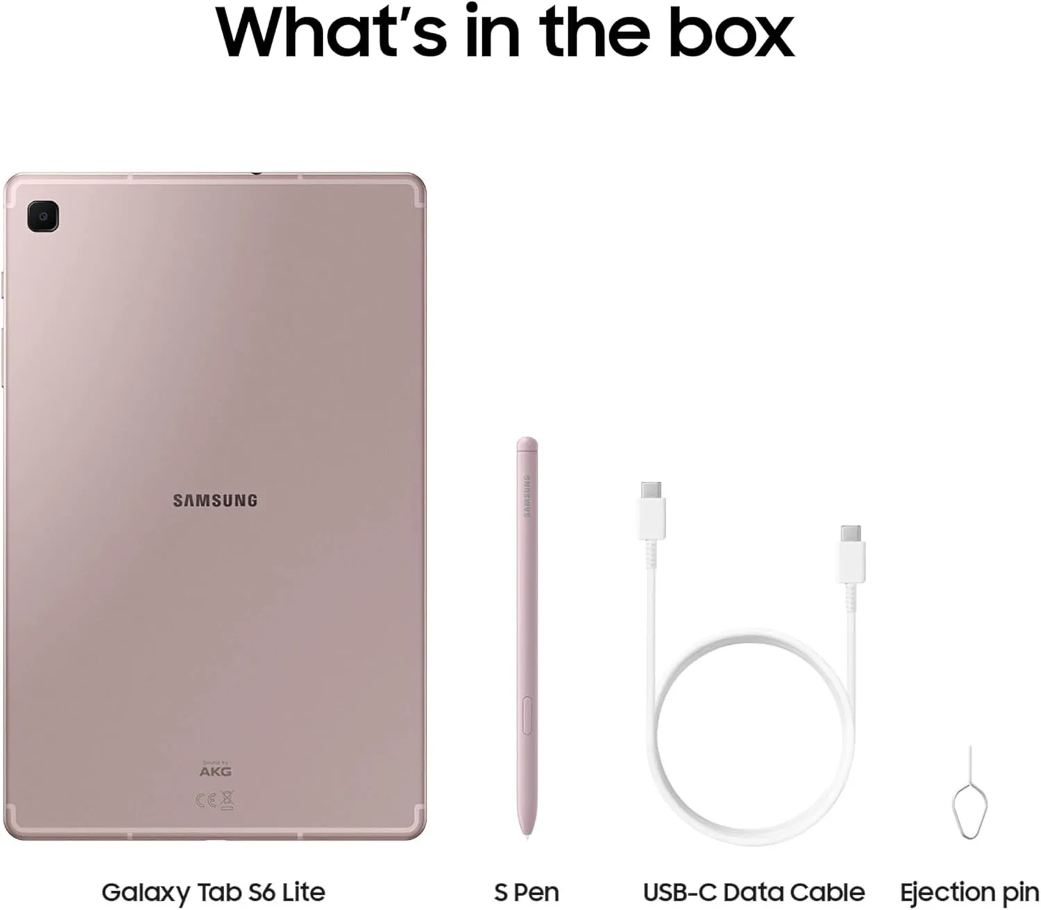 SAMSUNG Galaxy Tab S6 Lite (2024) 10.4' 64GB WiFi Android Tablet, S Pen Included, Gaming Ready, Long Battery Life, Slim Metal Design, Expandable Storage, US Version, Chiffon Pink, Amazon Exclusive