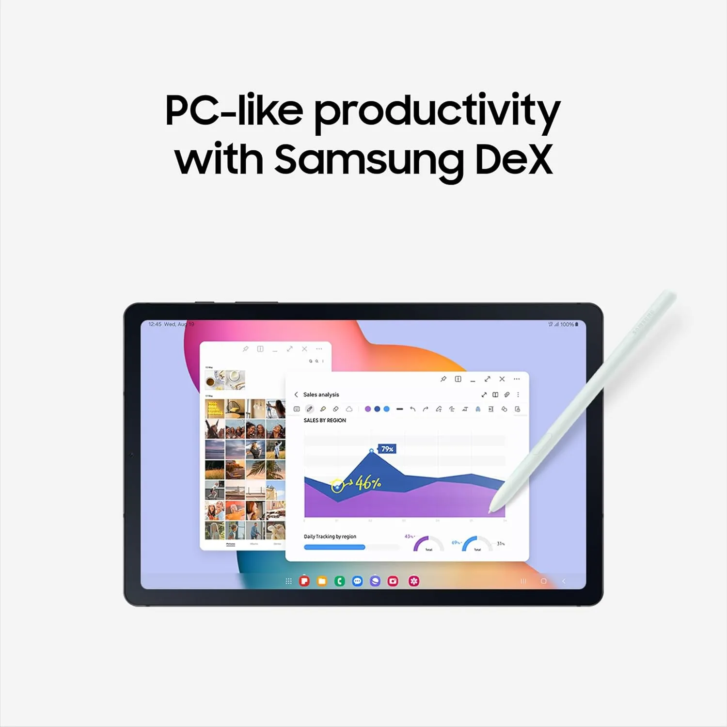 SAMSUNG Galaxy Tab S6 Lite (2024) 10.4' 64GB WiFi Android Tablet, S Pen Included, Gaming Ready, Long Battery Life, Slim Metal Design, Expandable Storage, US Version, Mint, Amazon Exclusive