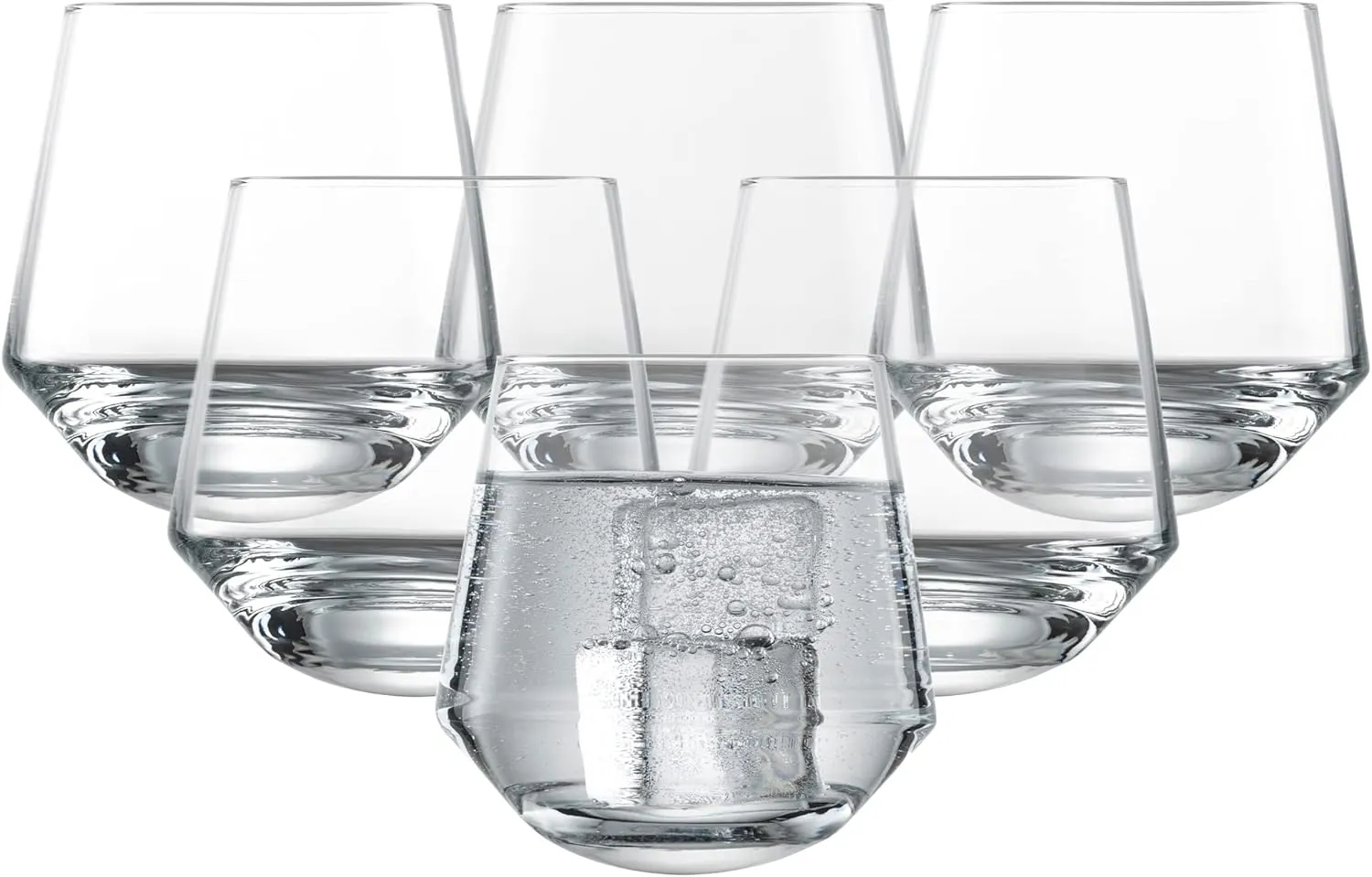 Schott Zwiesel Bar Special 6 Piece Glass Set Dancing Tumbler Cocktail Glass, Crystal, Transparent, 9.6 cm Set of 6