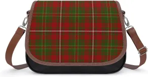 Scottish Clan Hay Red Green Tartan Women's Shoulder Bag, Handbag, Crossbody Bag