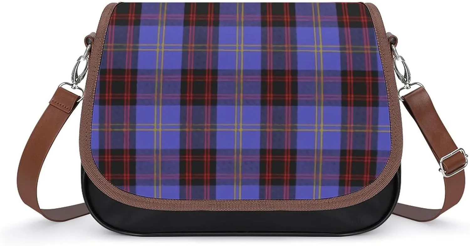 Scottish Clan Rutherford Tartan Plaid Women's Shoulder Bag, Handbag, Crossbody Bag
