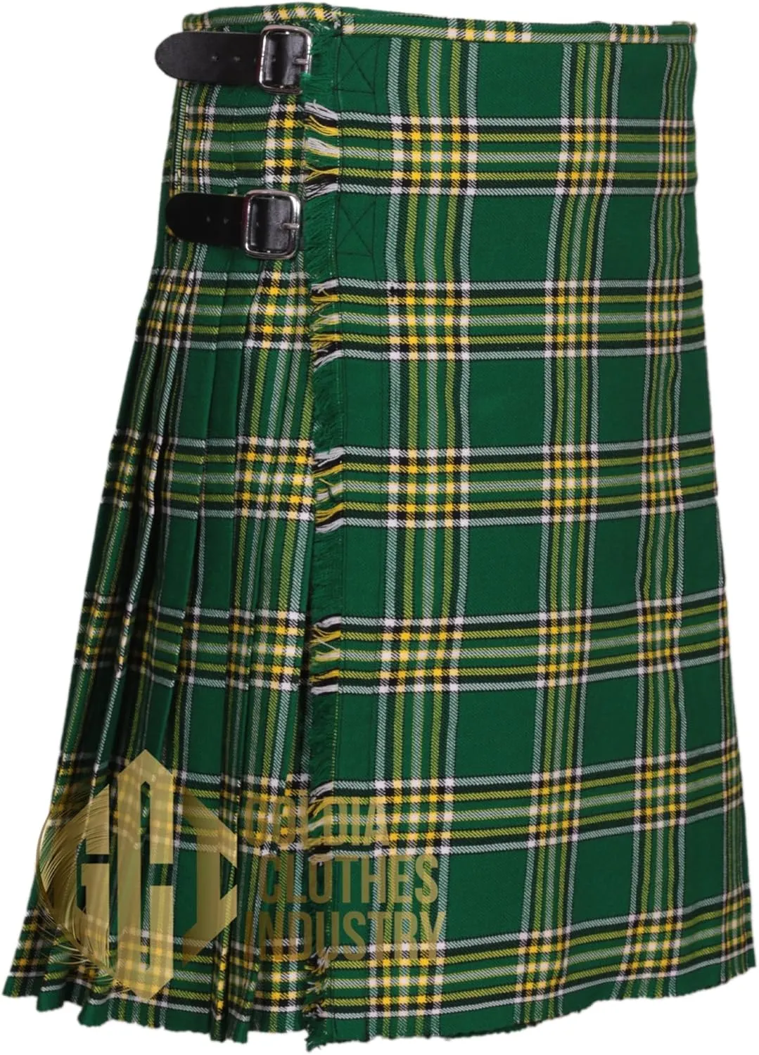 Scottish Traditional Irish Heritage 8 Yard 16Oz Tartan Kilt for Men – Custom Made, 100% Acrylic Wool