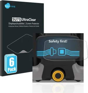 Screen Protector Compatible with PowaKaddy CT8 Protection Film Clear 6-Pack