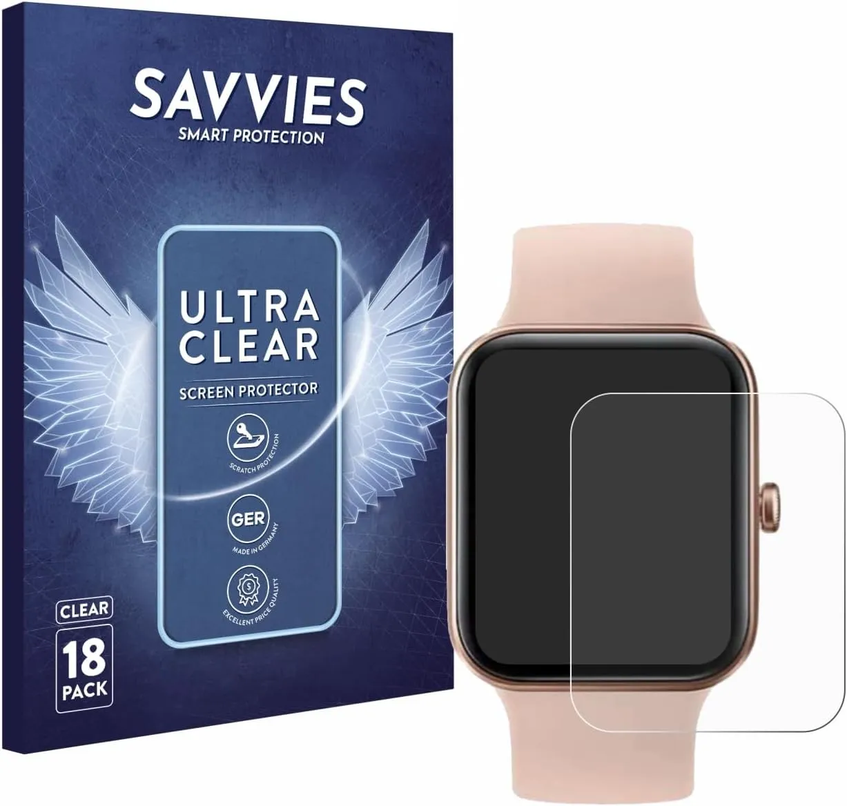 Screen Protector compatible with SKG V7 Protection Film Clear 18-Pack