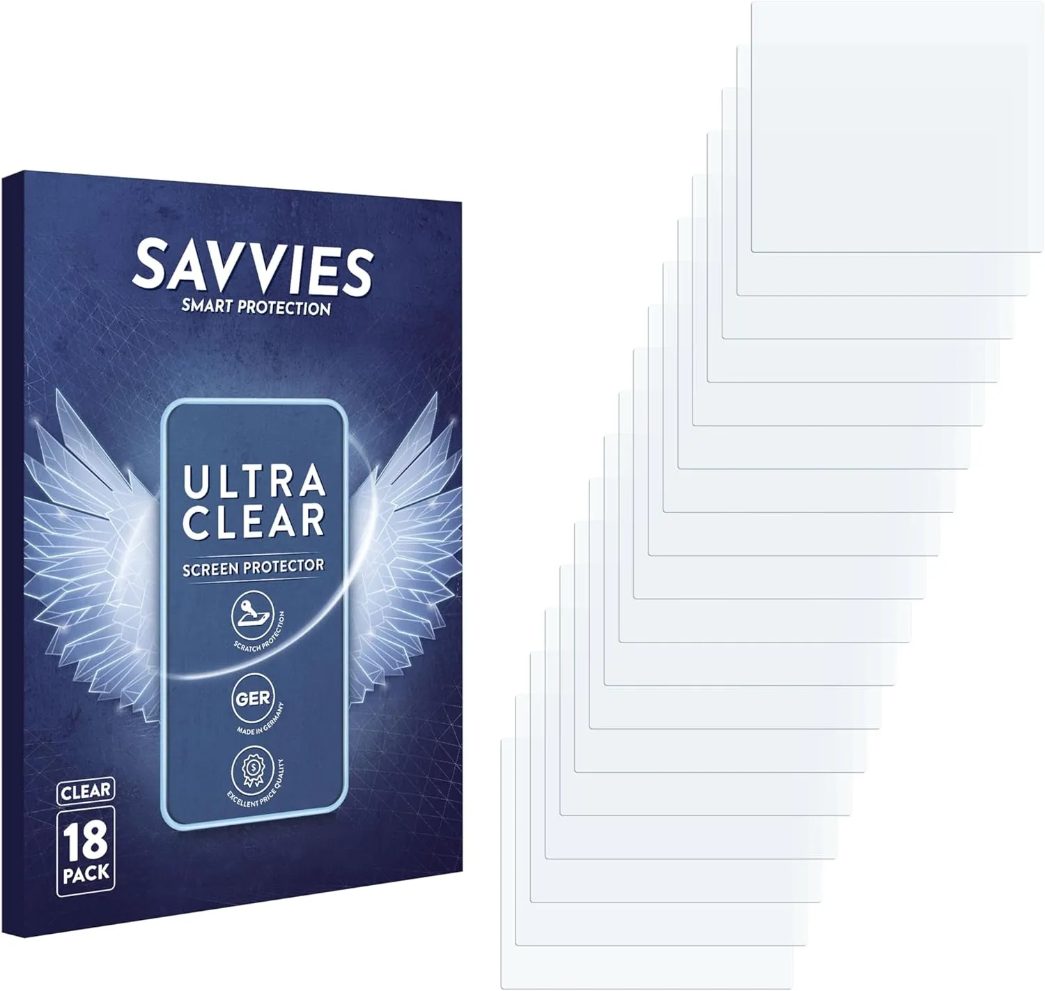 Screen Protector compatible with Swissphone s.Quad C35 Protection Film Clear 18-Pack