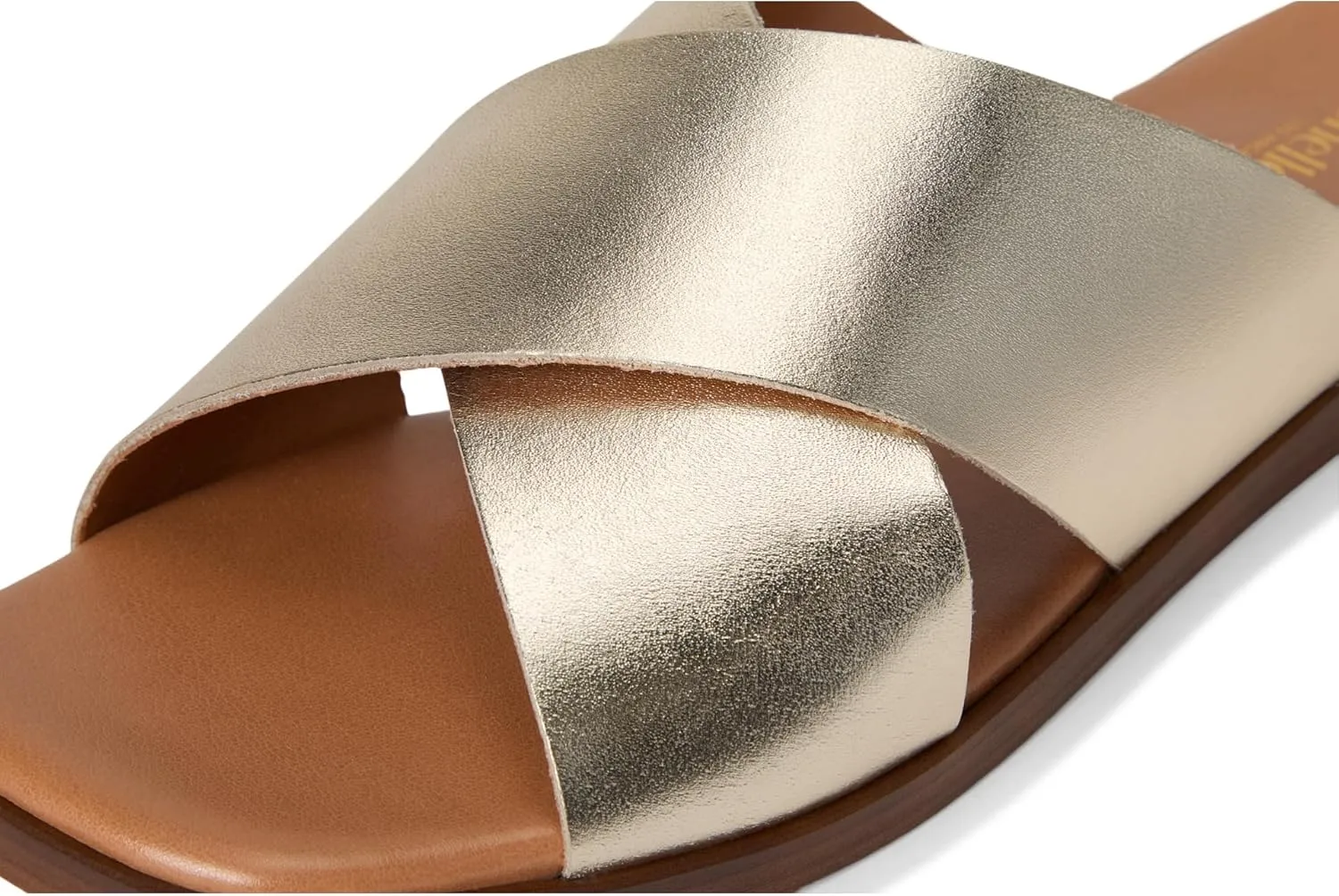 Seychelles Women's Chai Metallic Leather Sandal Slide