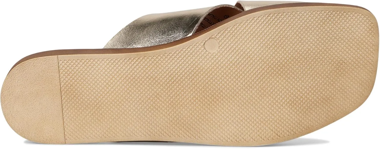 Seychelles Women's Chai Metallic Leather Sandal Slide