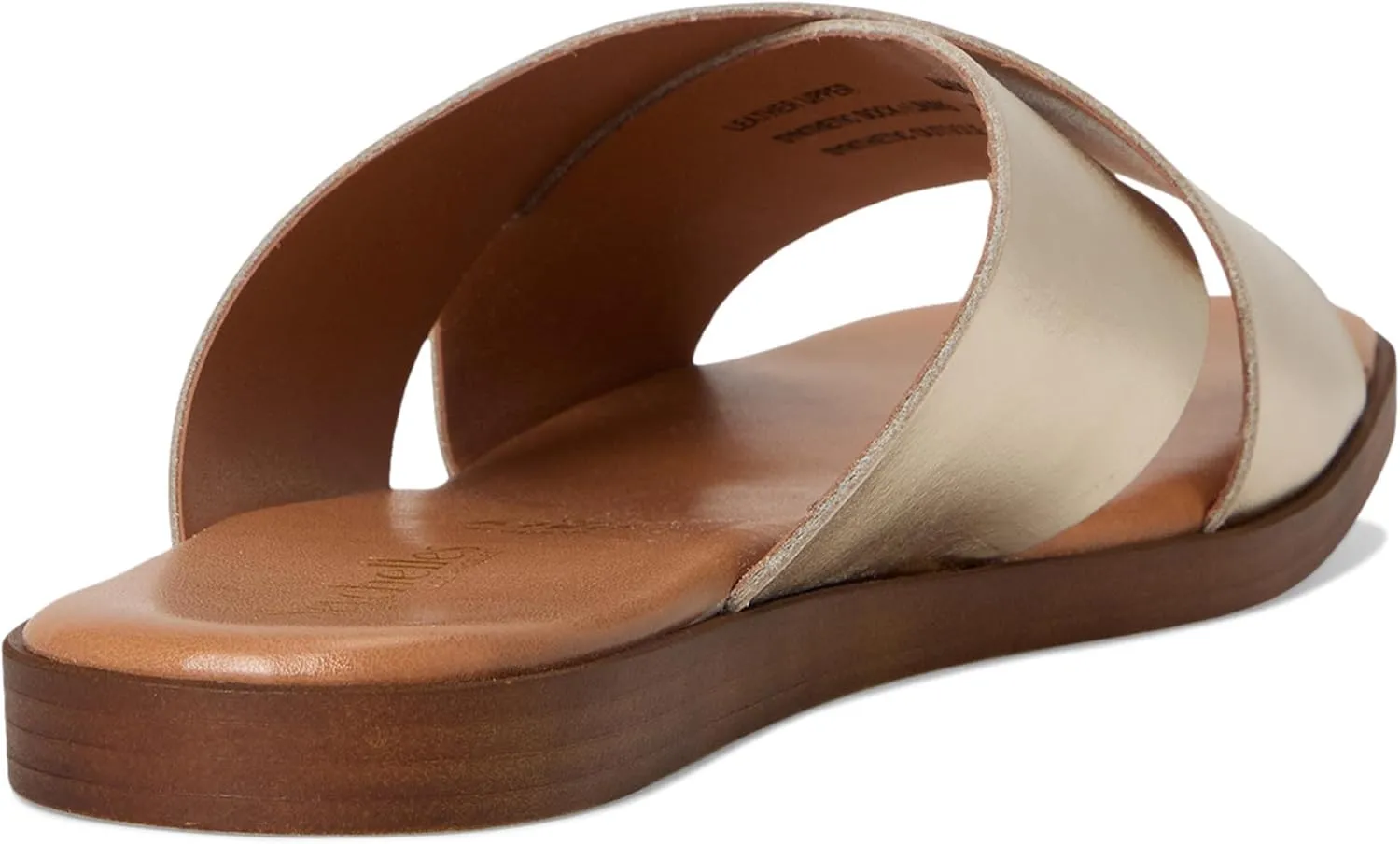 Seychelles Women's Chai Metallic Leather Sandal Slide
