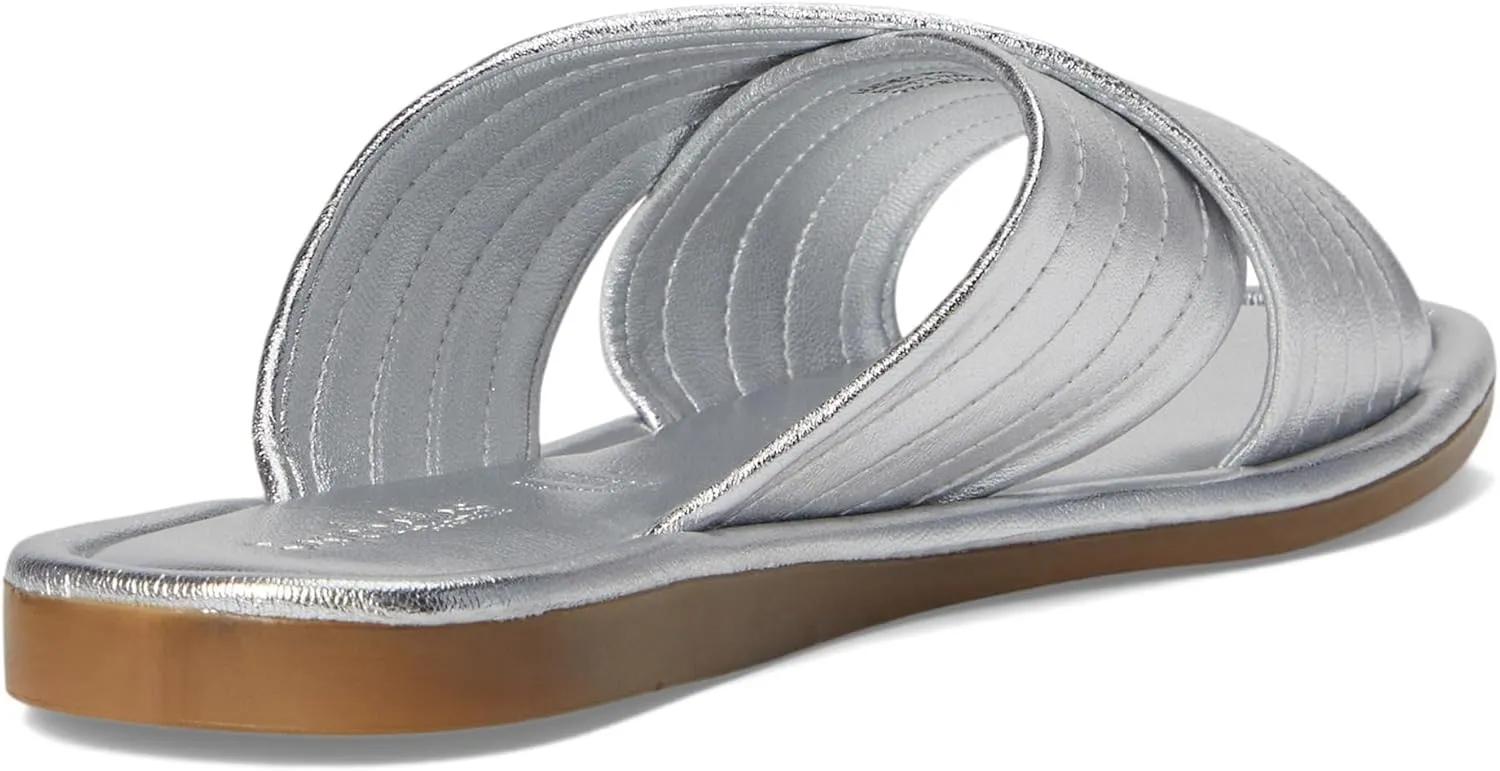 Seychelles Women's Courage Metallic Leather Slide Sandal
