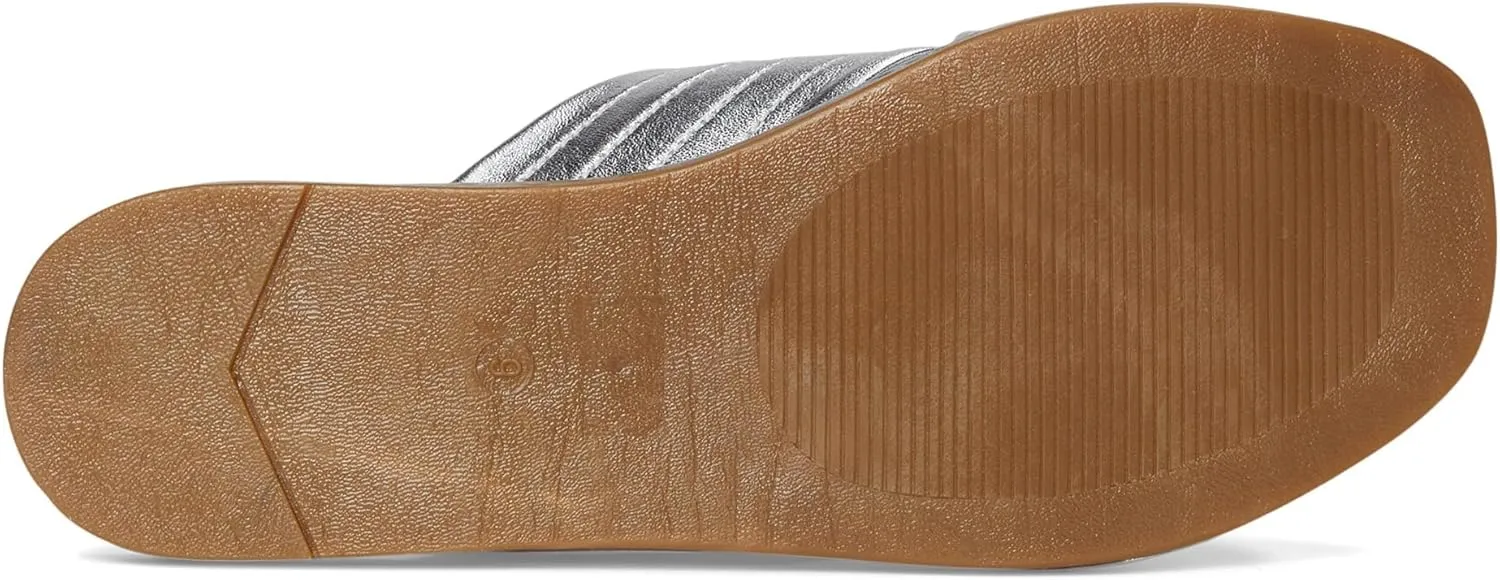 Seychelles Women's Courage Metallic Leather Slide Sandal