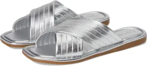 Seychelles Women's Courage Metallic Leather Slide Sandal
