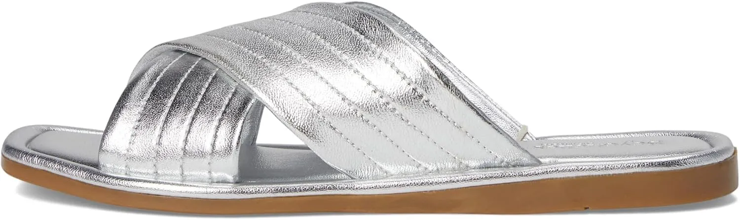 Seychelles Women's Courage Metallic Leather Slide Sandal