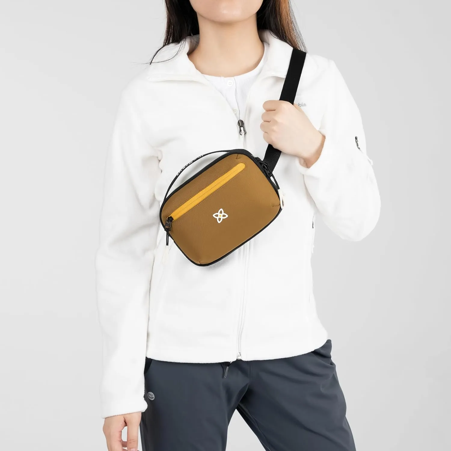 Sherpani Hyk, Lightweight Belt Bag, Travel Fanny Pack, Small Sling Crossbody Bag, Travel Purse for Women, RFID Protection