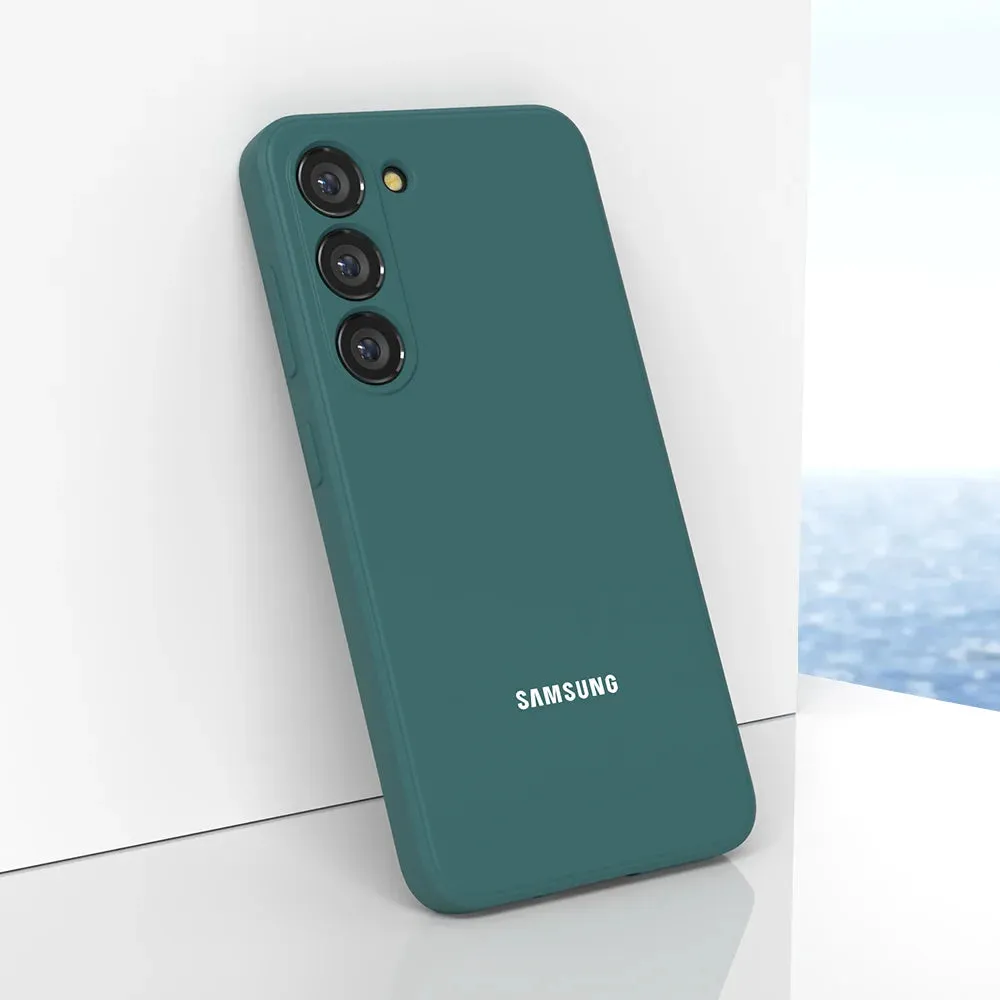 Shockproof Soft Liquid Silicone Protective Cover For Samsung Galaxy