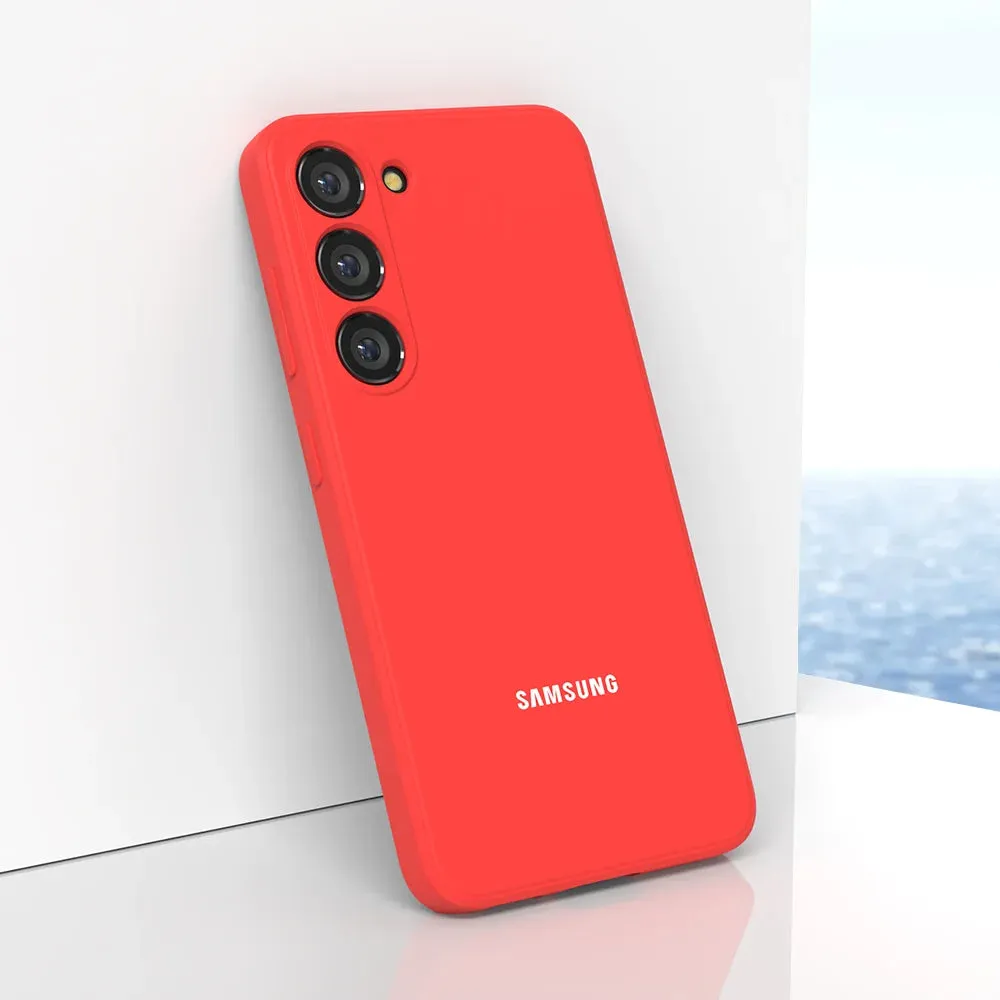 Shockproof Soft Liquid Silicone Protective Cover For Samsung Galaxy