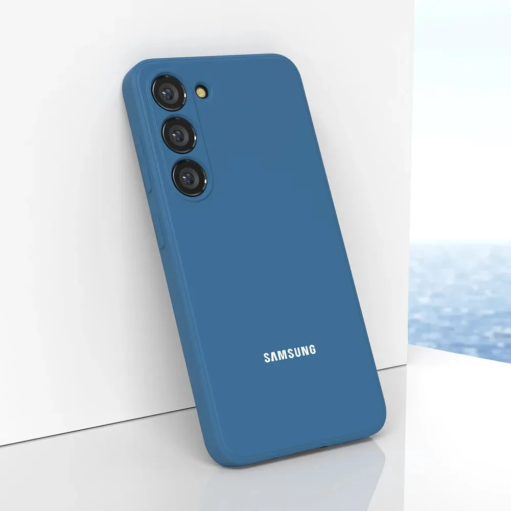 Shockproof Soft Liquid Silicone Protective Cover For Samsung Galaxy