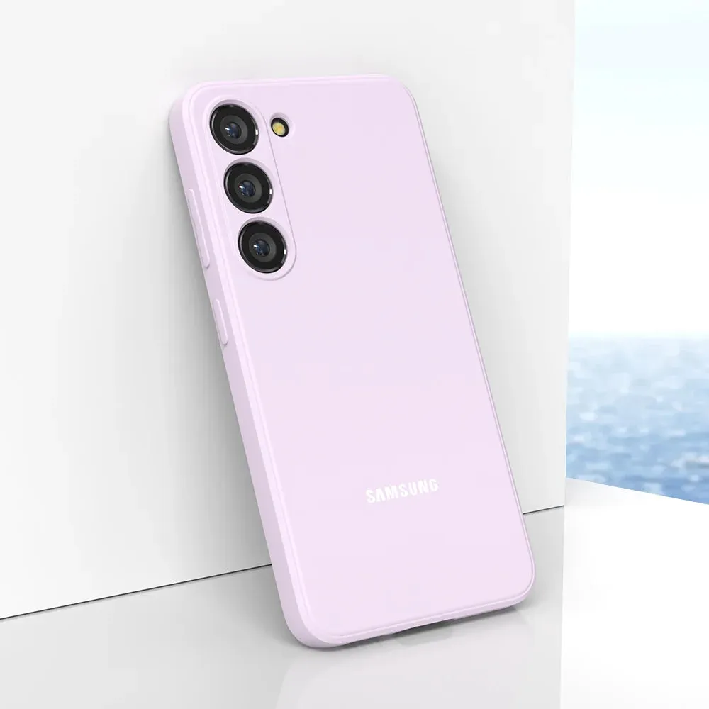 Shockproof Soft Liquid Silicone Protective Cover For Samsung Galaxy