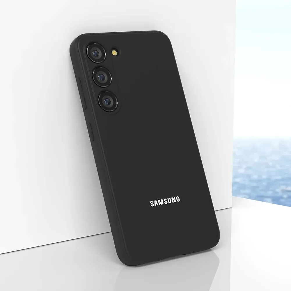 Shockproof Soft Liquid Silicone Protective Cover For Samsung Galaxy