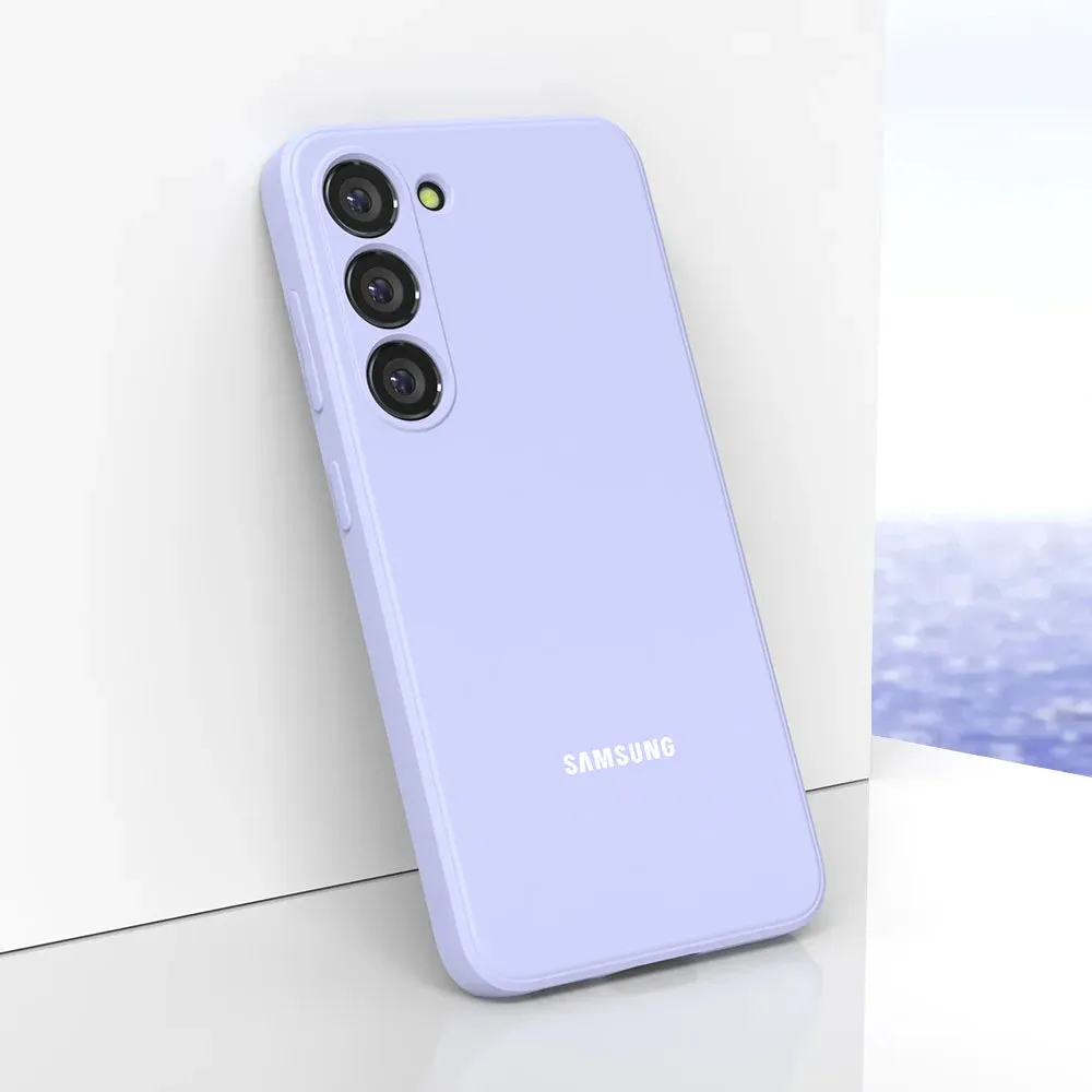 Shockproof Soft Liquid Silicone Protective Cover For Samsung Galaxy