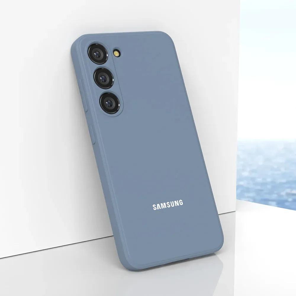 Shockproof Soft Liquid Silicone Protective Cover For Samsung Galaxy