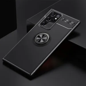 Shockproof Soft Silicone Case For Samsung Galaxy With Kickstand Ring
