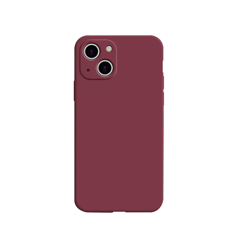 Shockproof Square Liquid Silicone iPhone Case