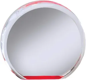 SHOP AWARDS AND GIFTS Round Acrylic Reflective Mirror Trophy Award Personalized, Customizable Engraved Work Business Corporate Prizes,