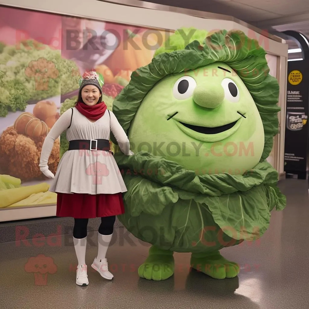 Silver Corned Beef And Cabbage mascot costume character dressed with a Mini Dress and Bracelet watches, Large