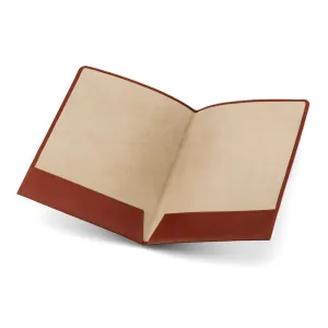 Simple Leather Document Folder - Havana Tan