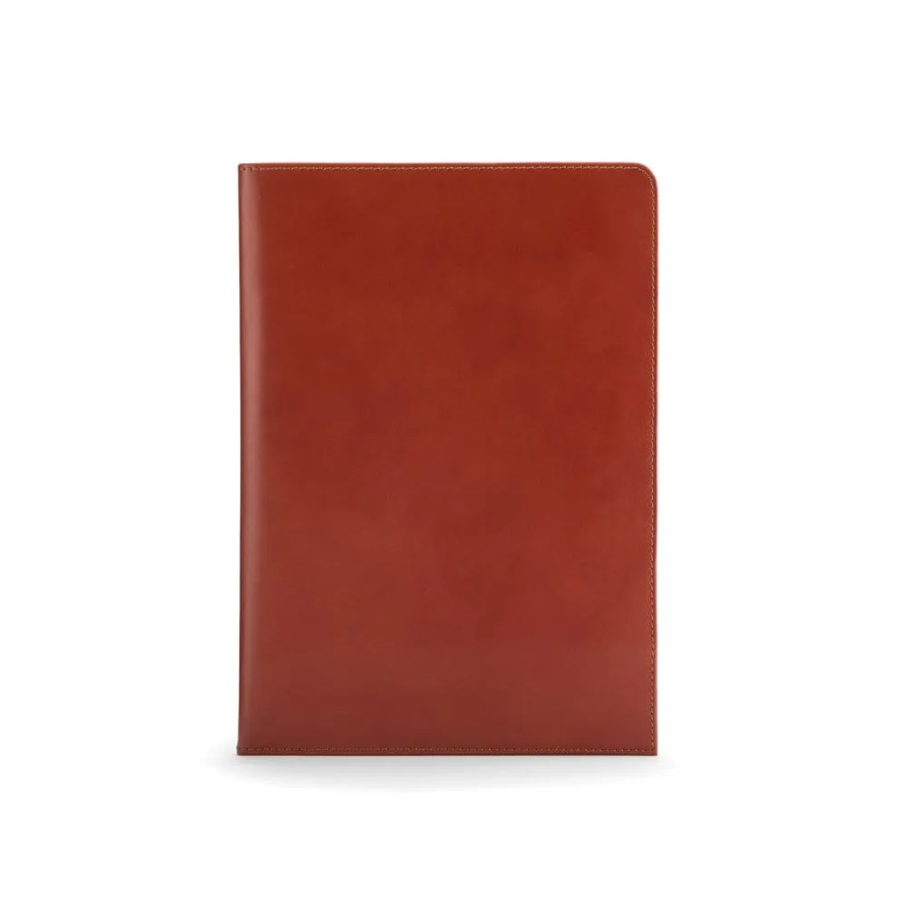 Simple Leather Document Folder - Havana Tan