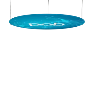 Sky Tube Ellipse Hanging Banner - Face Down