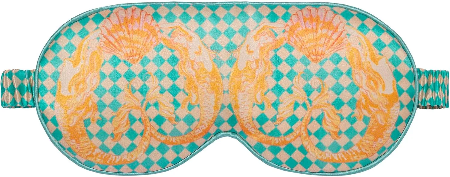 slip Meribella Contour Sleep Mask | Pure Silk, 100% Mulberry Silk | Contoured Design for Light Blocking | Soft, Adjustable Strap | Ideal for Travel