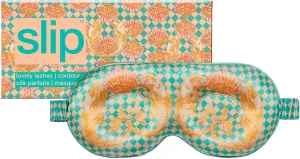 slip Meribella Contour Sleep Mask | Pure Silk, 100% Mulberry Silk | Contoured Design for Light Blocking | Soft, Adjustable Strap | Ideal for Travel