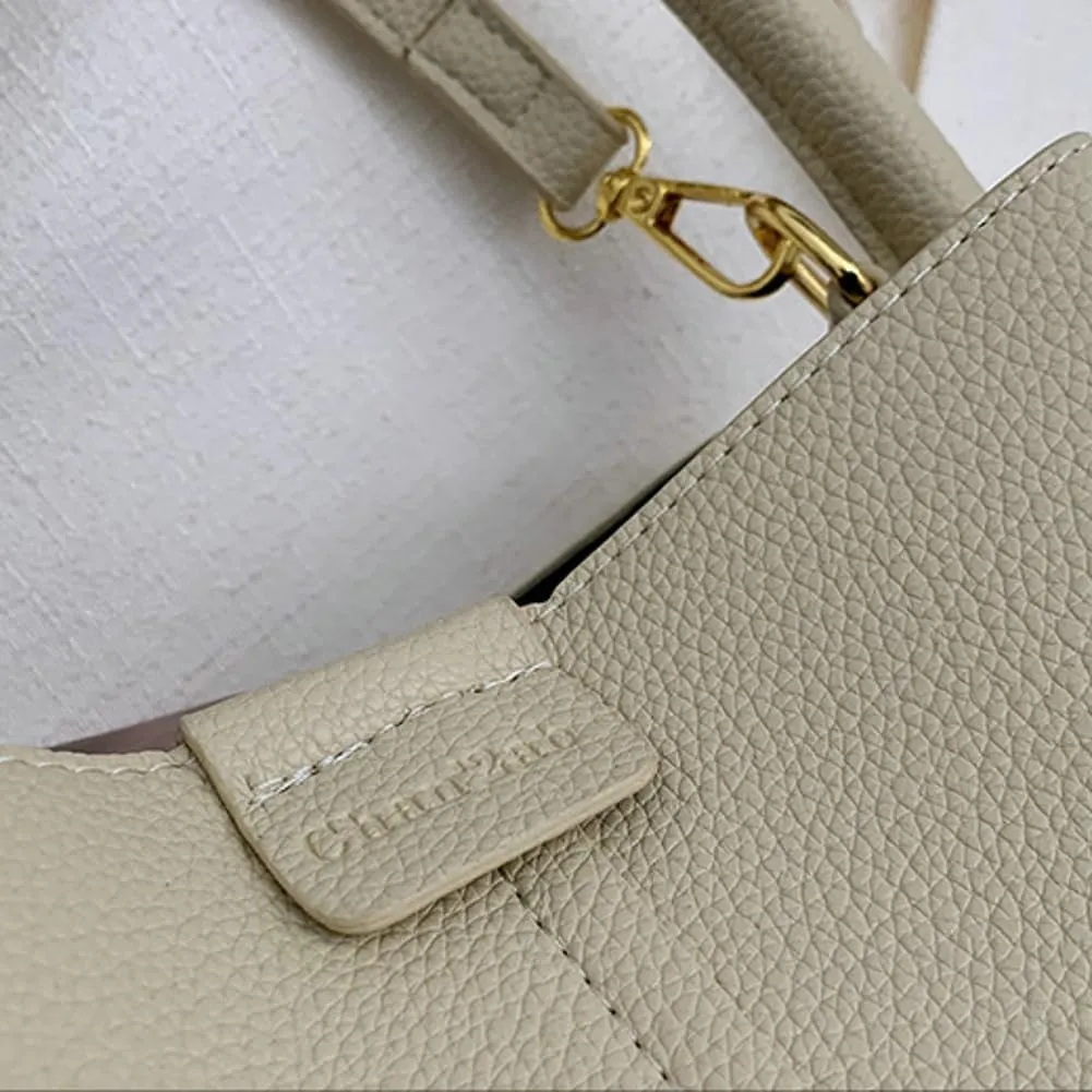 Small Clutch Bag for Women Simplicity Bucket Bags Removable Shoulder Strap Handbags Magnetic Bucket Sling Bags for Daily