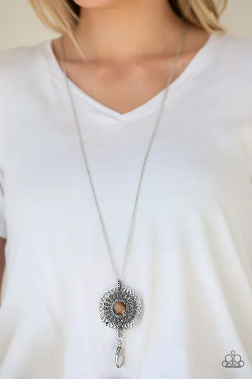 So Solar- Brown Lanyard