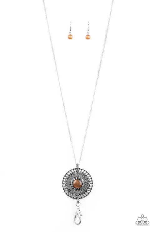 So Solar- Brown Lanyard